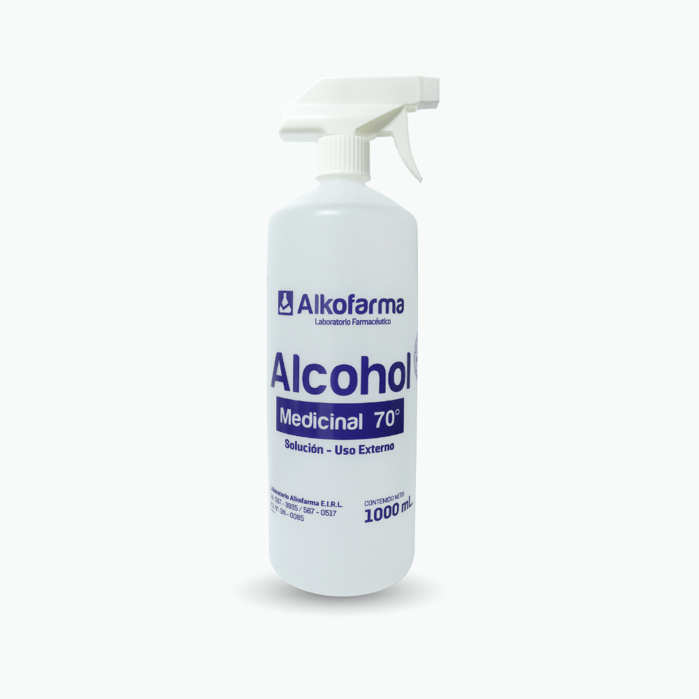 ALCOHOL MEDICINAL 70° CON ATOMIZADOR
