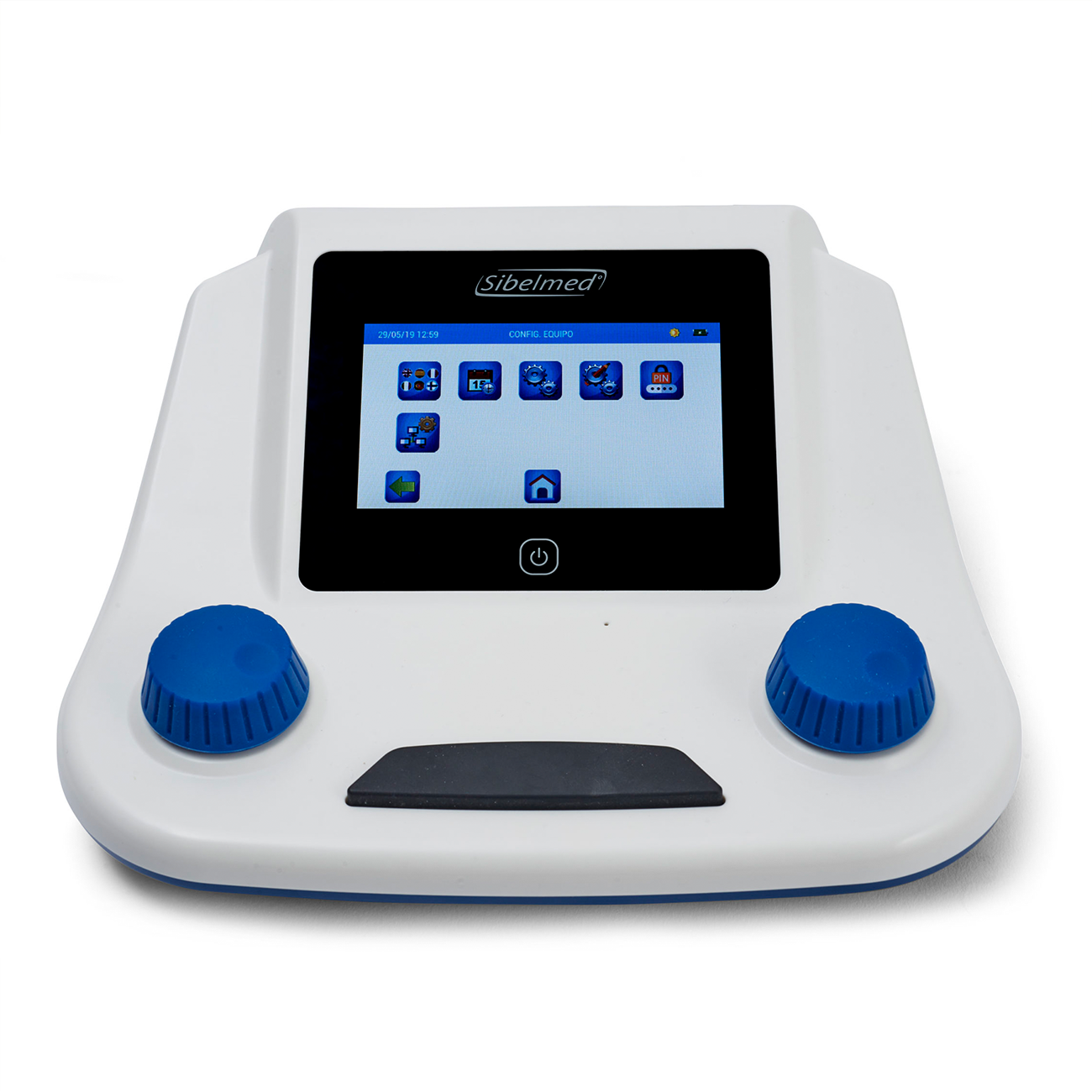 Audiometro clinico 2 canales pantalla LCD tactil color AOM Sibelsound DUO