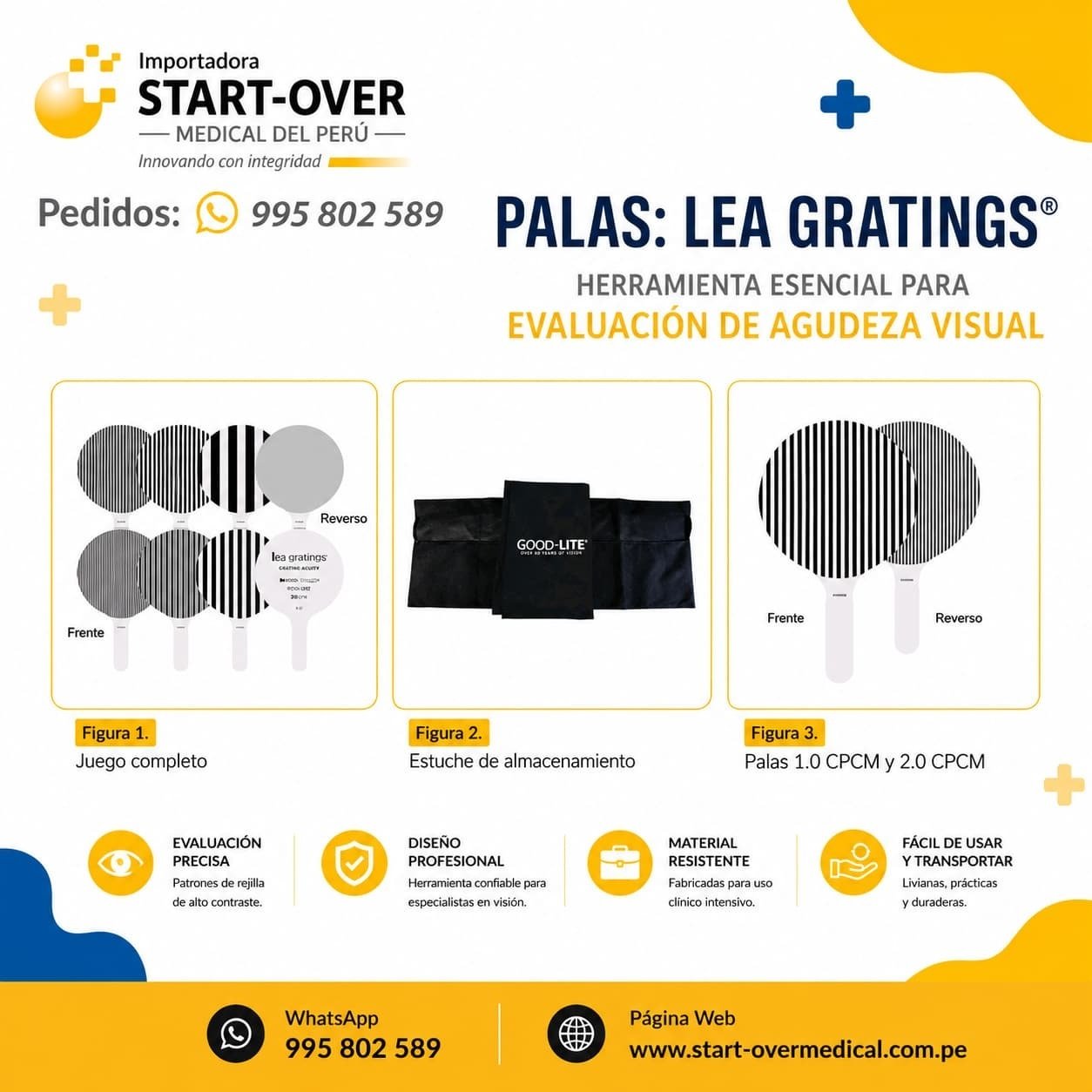 Test Prueba Paletas de Lea - Preferencia de mirada Good-Lite 253300